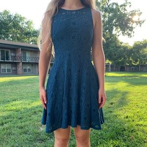 Altar’d State blue lace dress